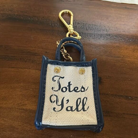 Draper James Key chain New without tags Tote shape - Picture 1 of 9